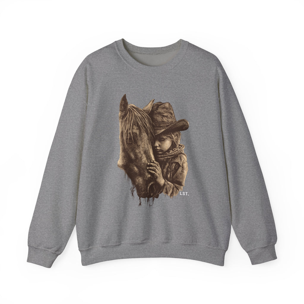 The Daughter and her Horsey - Sweatshirt - The Heart Line Collection