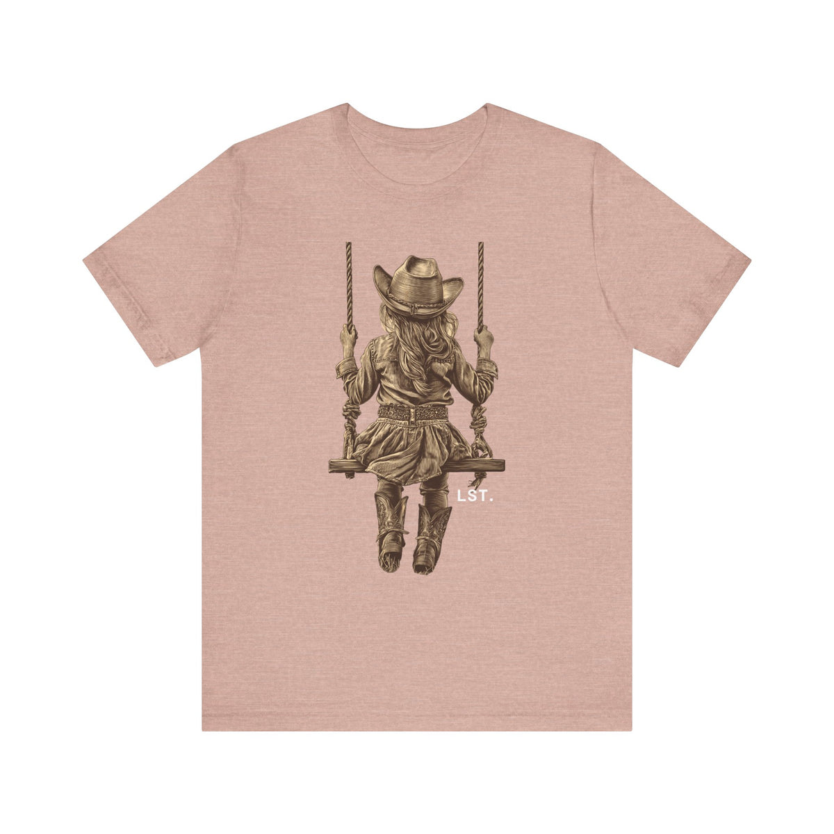 Little Cowgirl Swingin' - T-Shirt