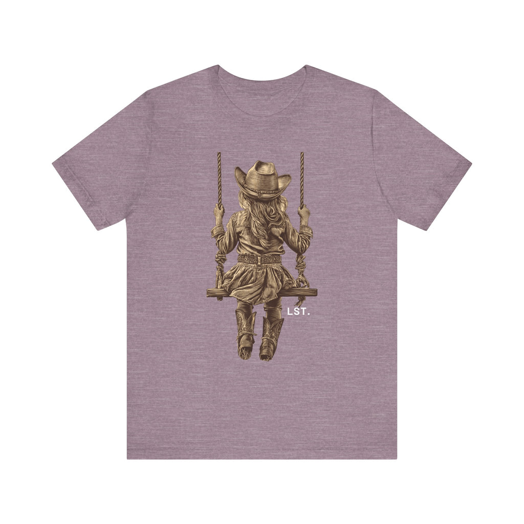 Little Cowgirl Swingin' - T-Shirt