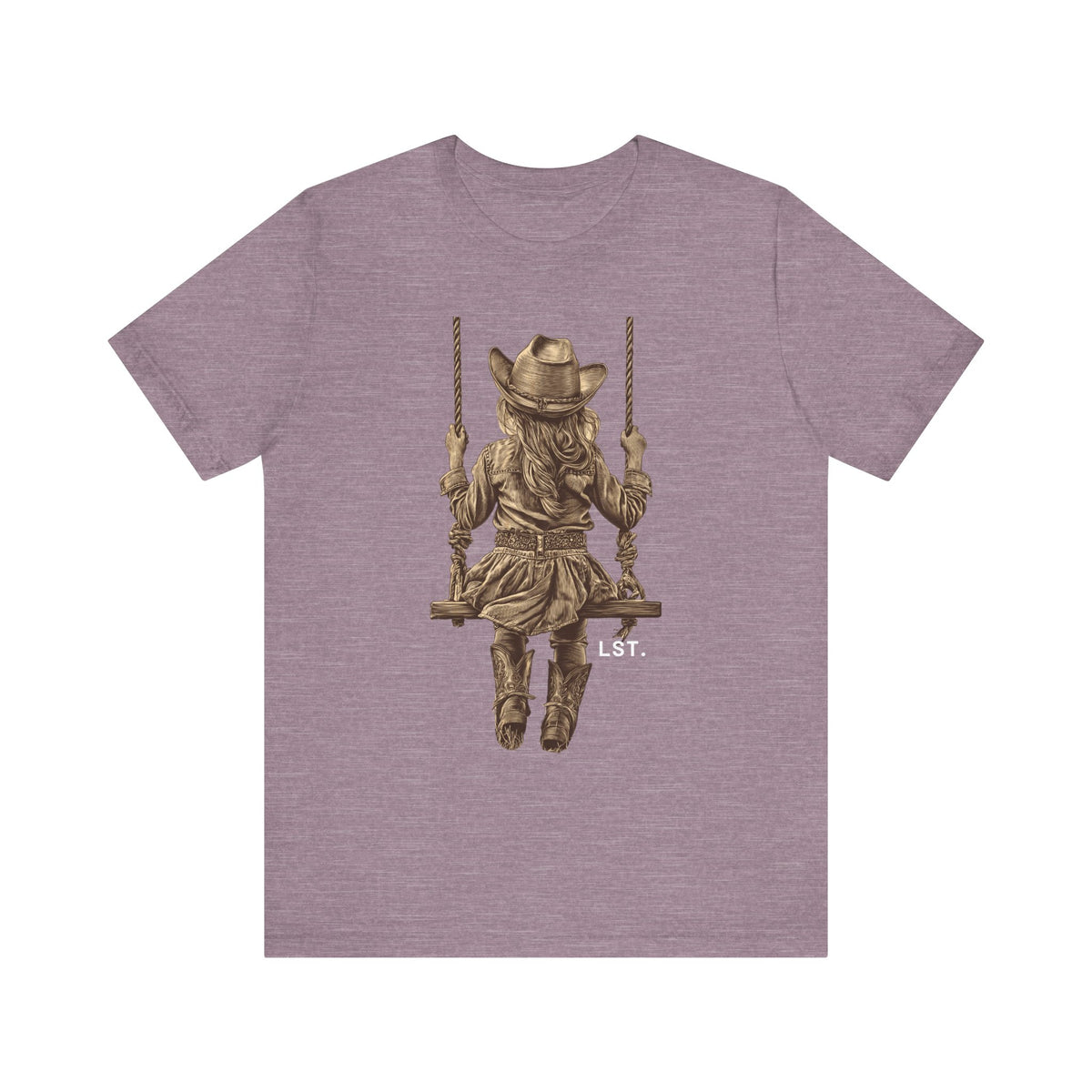 Little Cowgirl Swingin' - T-Shirt