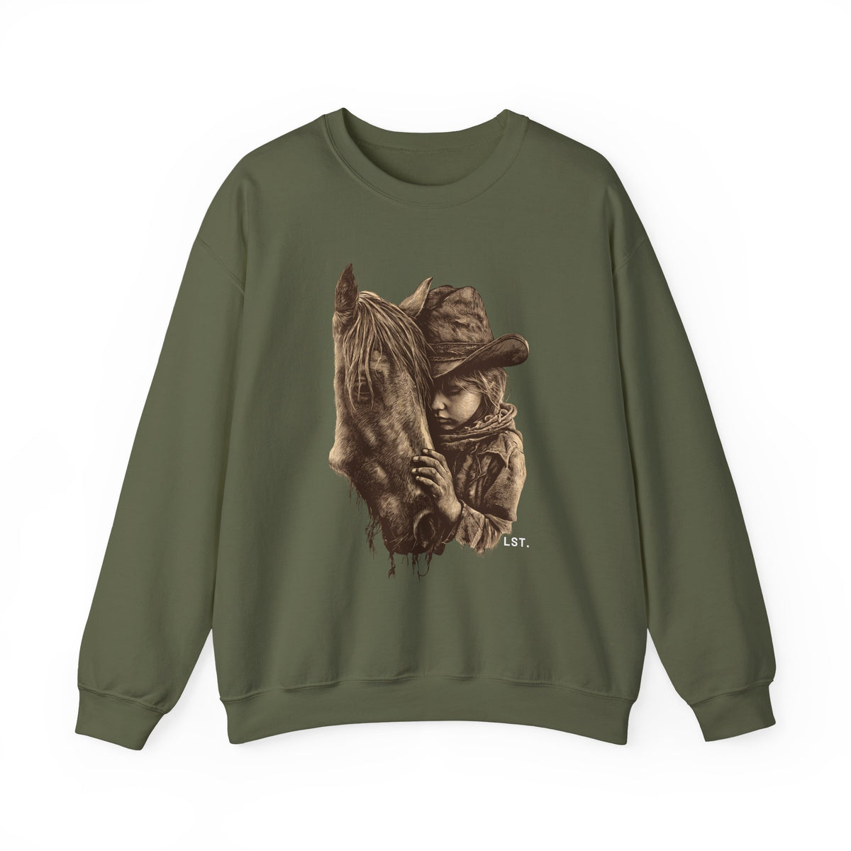 The Daughter and her Horsey - Sweatshirt - The Heart Line Collection