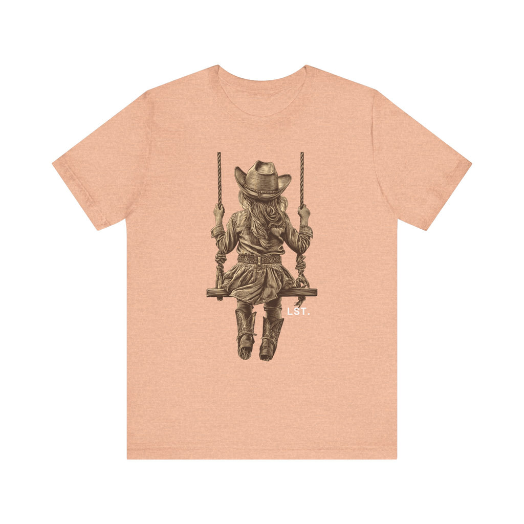Little Cowgirl Swingin' - T-Shirt