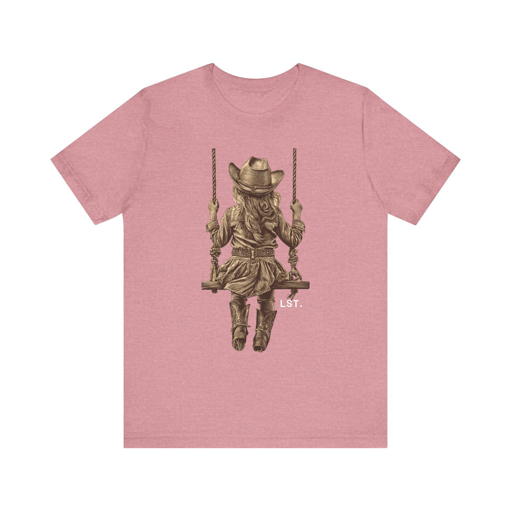 Little Cowgirl Swingin' - T-Shirt