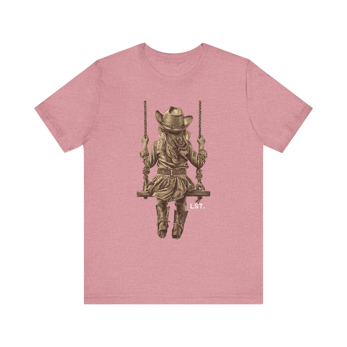 Little Cowgirl Swingin' - T-Shirt