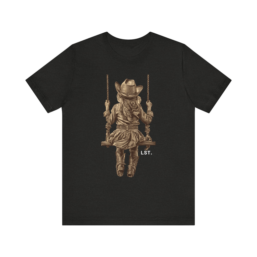 Little Cowgirl Swingin' - T-Shirt